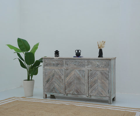 Herrin old wood 3 door 3 drawer cabinet & Sideboard