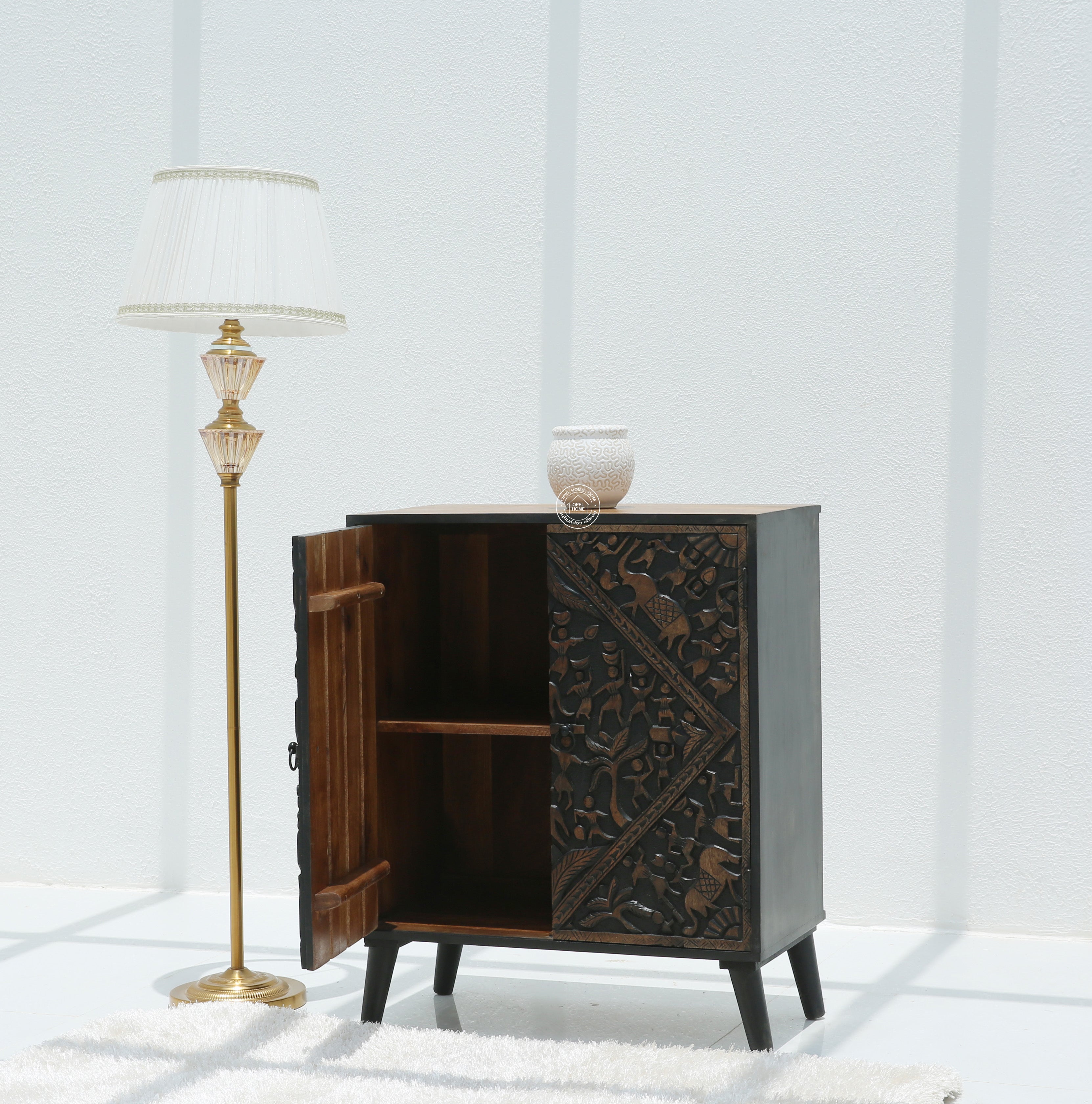 Caroa Two Door wooden Sideboard & Buffet (Multiple Colors Options)