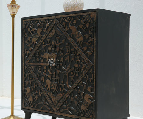 Caroa Two Door wooden Sideboard & Buffet (Multiple Colors Options)