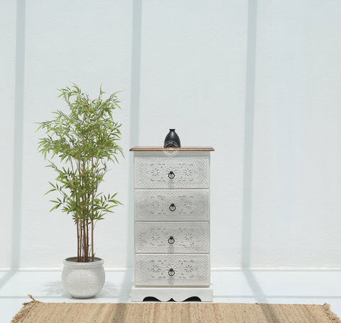 Willow Chest of Carved Drawers