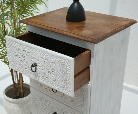 Willow Chest of Carved Drawers