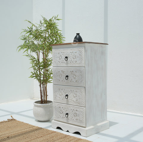 Willow Chest of Carved Drawers