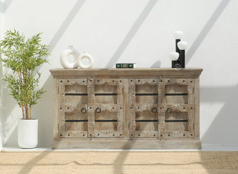 Meant wooden 4 door Sideboard