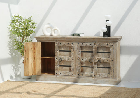 Meant wooden 4 door Sideboard