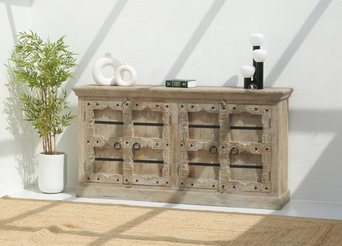 Meant wooden 4 door Sideboard