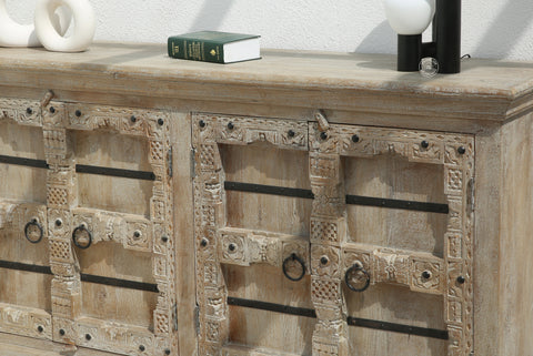 Meant wooden 4 door Sideboard