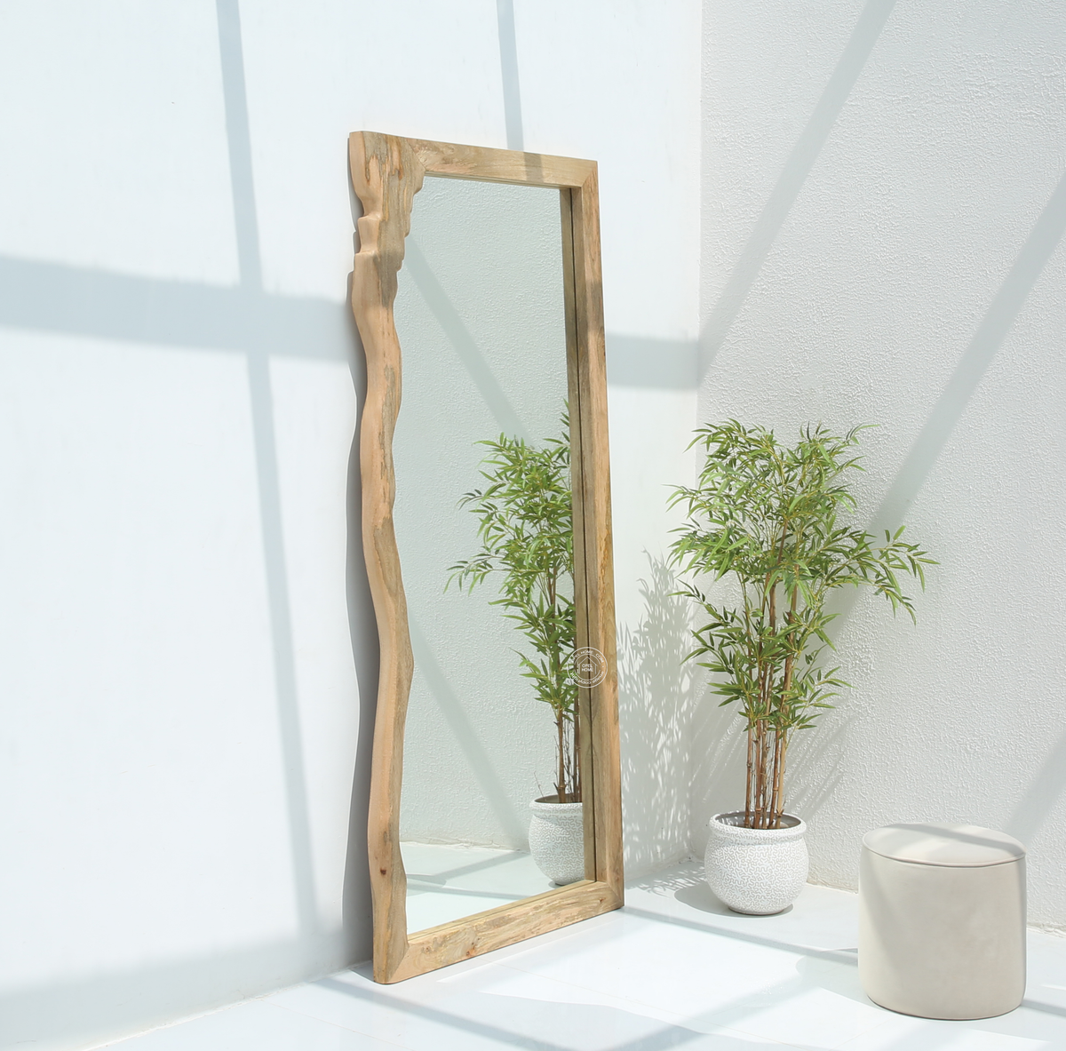 Tremell Wooden Frame Mirror
