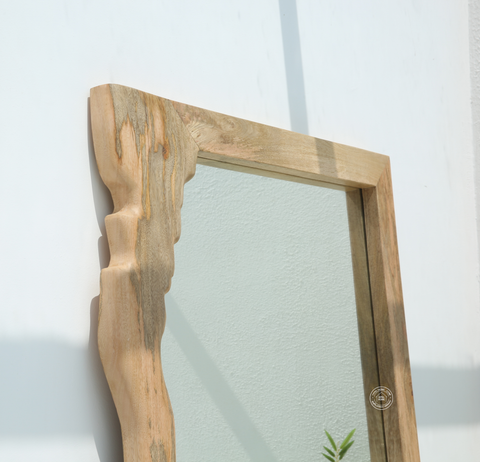 Tremell Wooden Frame Mirror