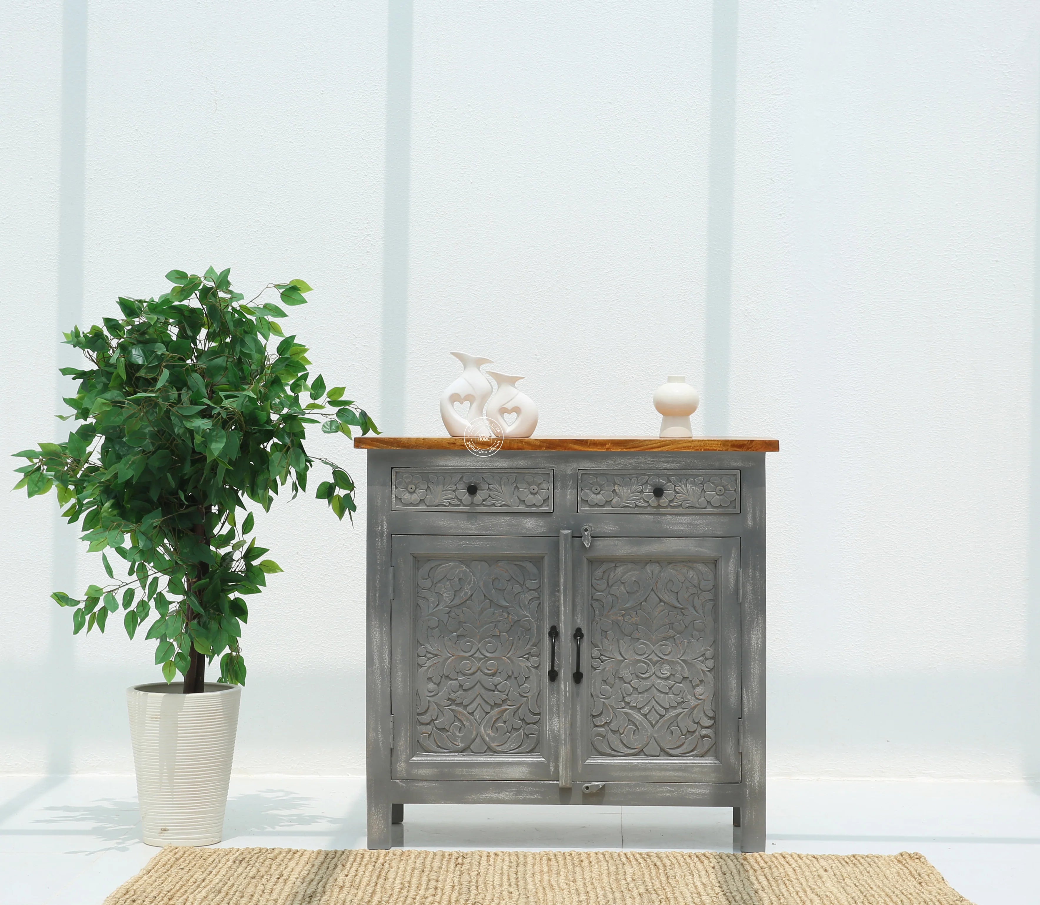 Iris wooden 2 door 2 Drawers Sideboard (Multiple Colors Options)
