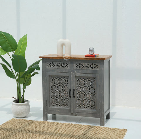 Ashara wooden 2 door 2 drawer Sideboard (Multiple Colors Options).