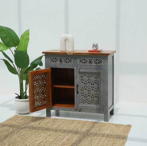 Ashara wooden 2 door 2 drawer Sideboard (Multiple Colors Options).
