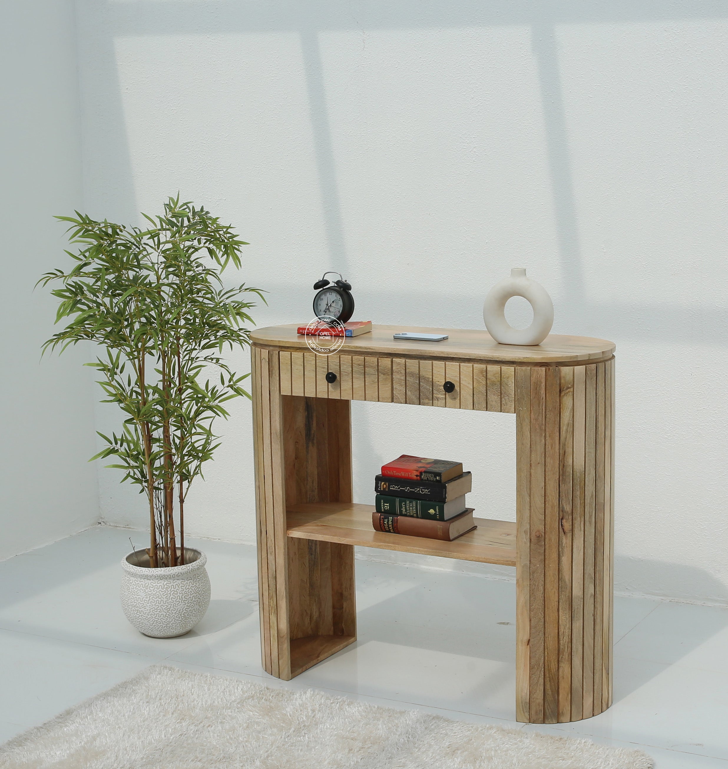 Sienna 2 Drawers Wooden Console