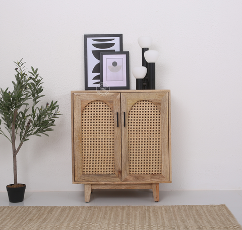 Camel Rattan wooden Cabinet and Sideboards