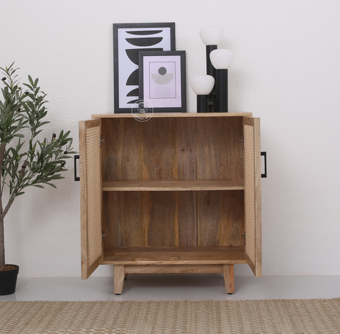 Camel Rattan wooden Cabinet and Sideboards