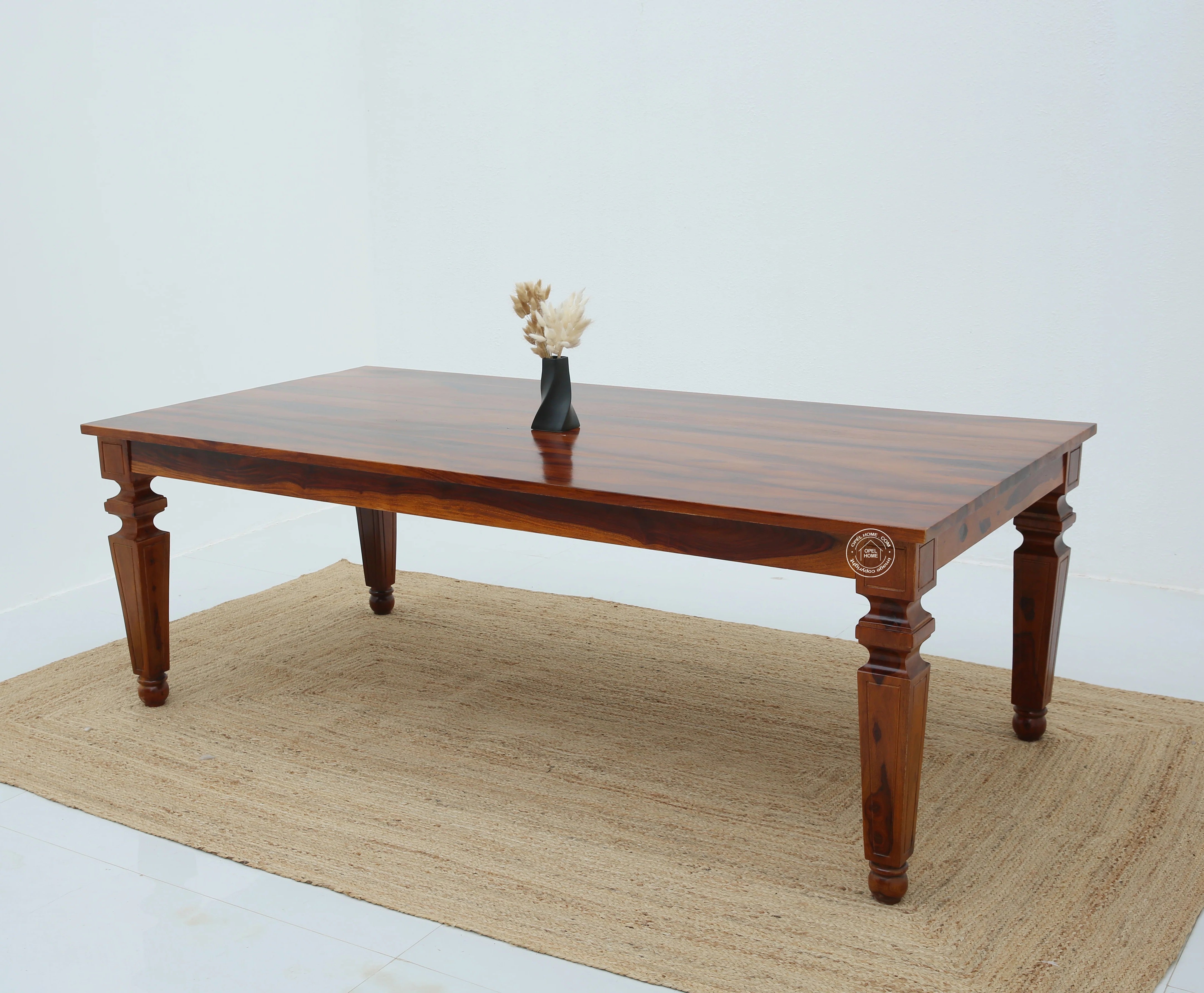 Sunset Wooden 8 Seater Dining Table –  Multiple Colors (Only Table) | Opelhome UAE