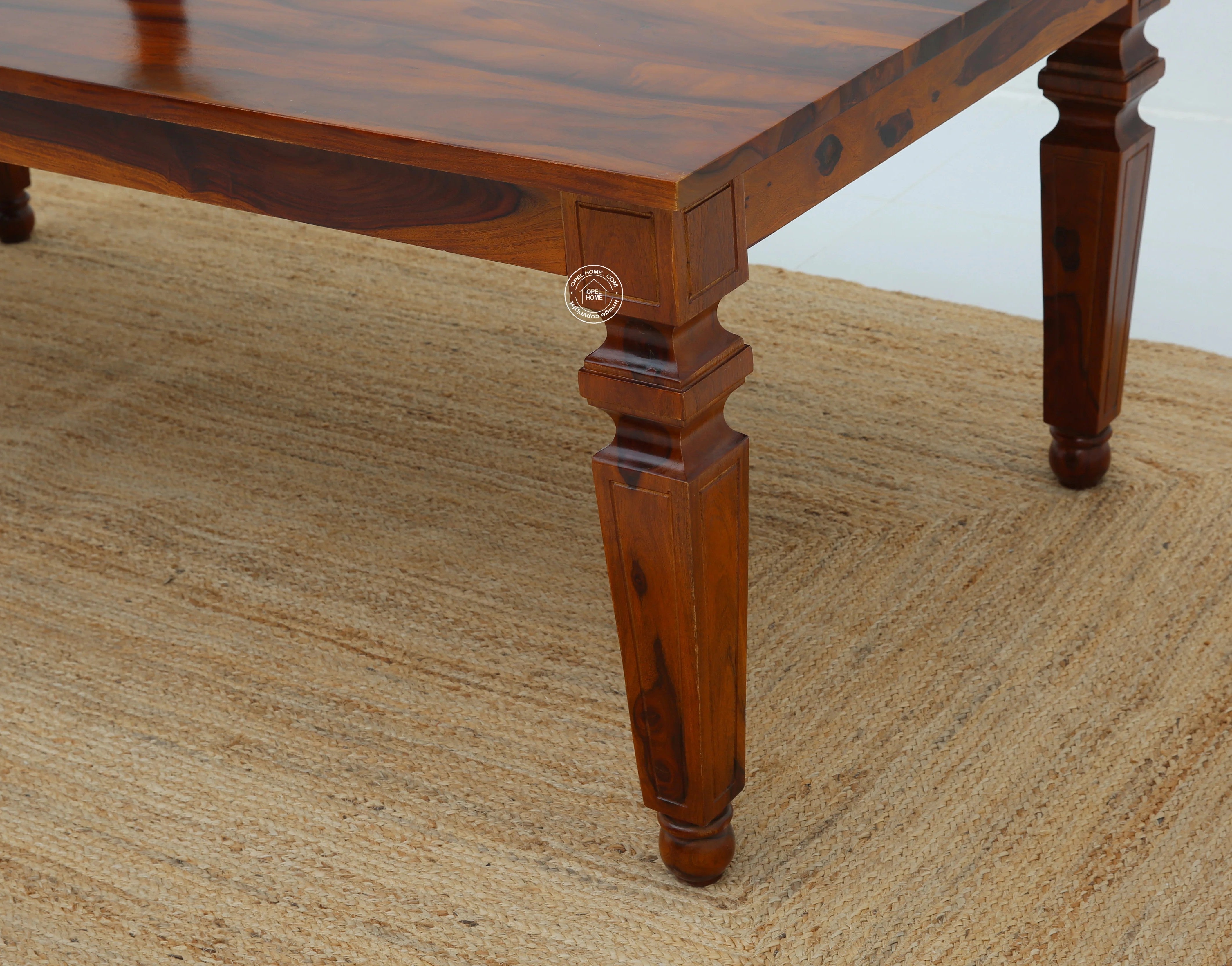 Sunset Wooden 8 Seater Dining Table –  Multiple Colors (Only Table) | Opelhome UAE