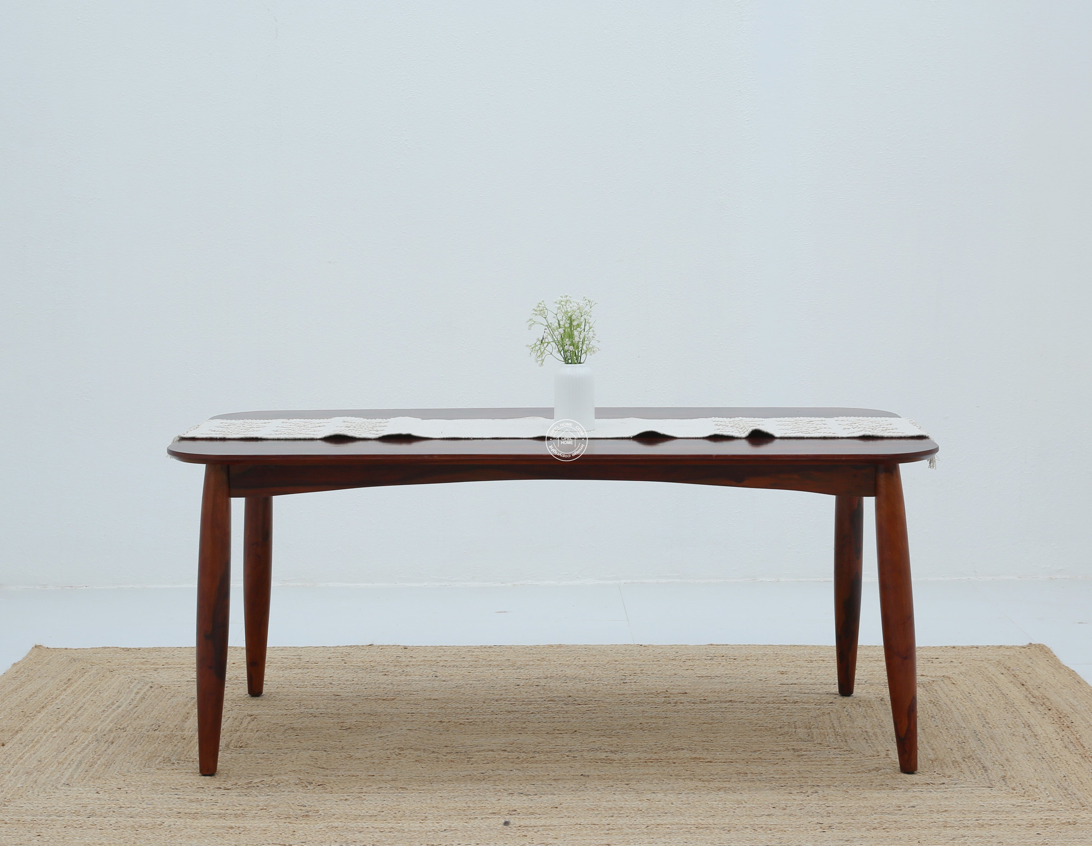 Arcane Wooden 6 Seater Dining Table –  Multiple Colors (Only Table) | Opelhome UAE