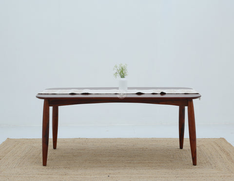 Arcane Wooden 6 Seater Dining Table –  Multiple Colors (Only Table) | Opelhome UAE