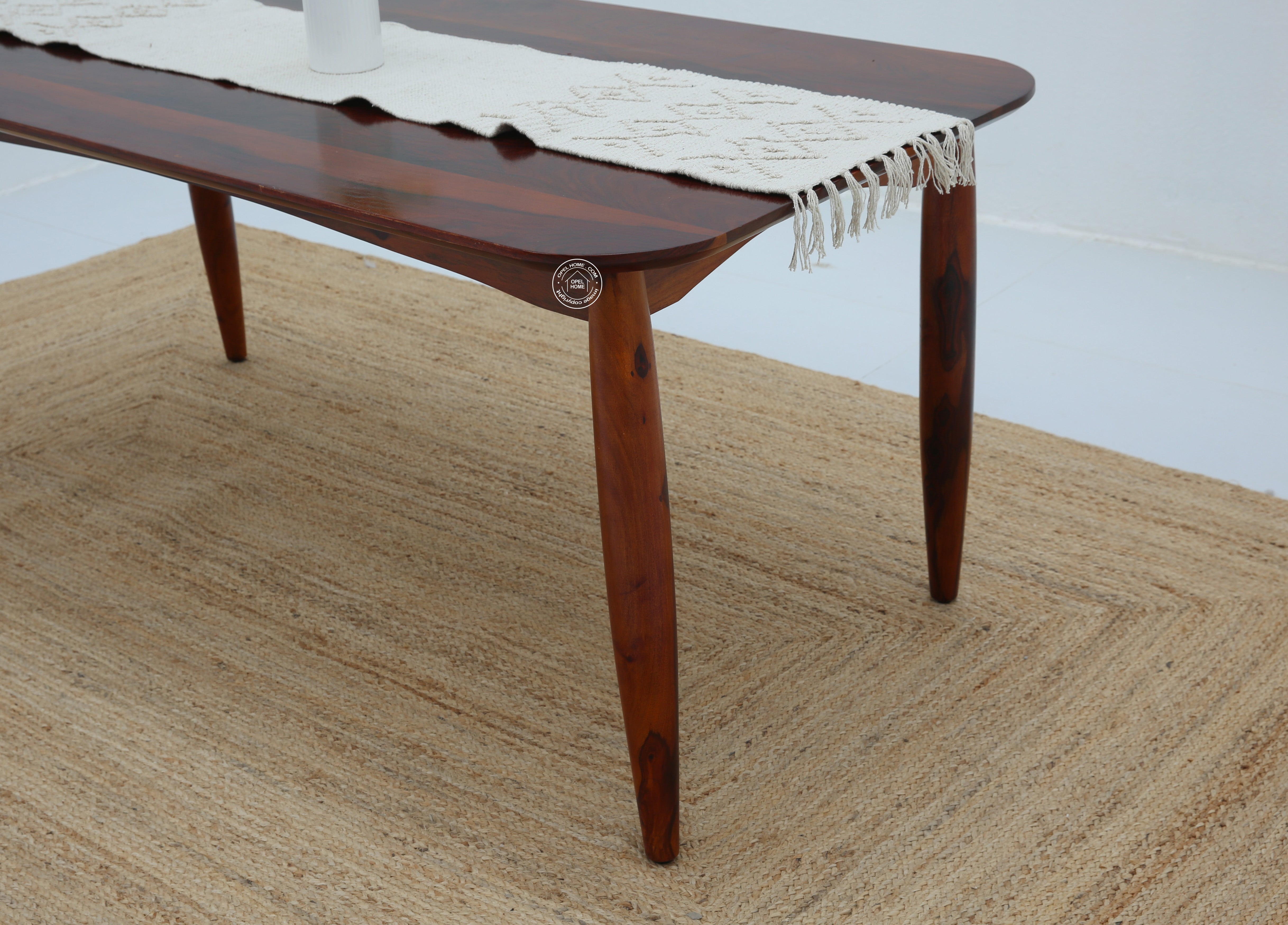 Arcane Wooden 6 Seater Dining Table –  Multiple Colors (Only Table) | Opelhome UAE
