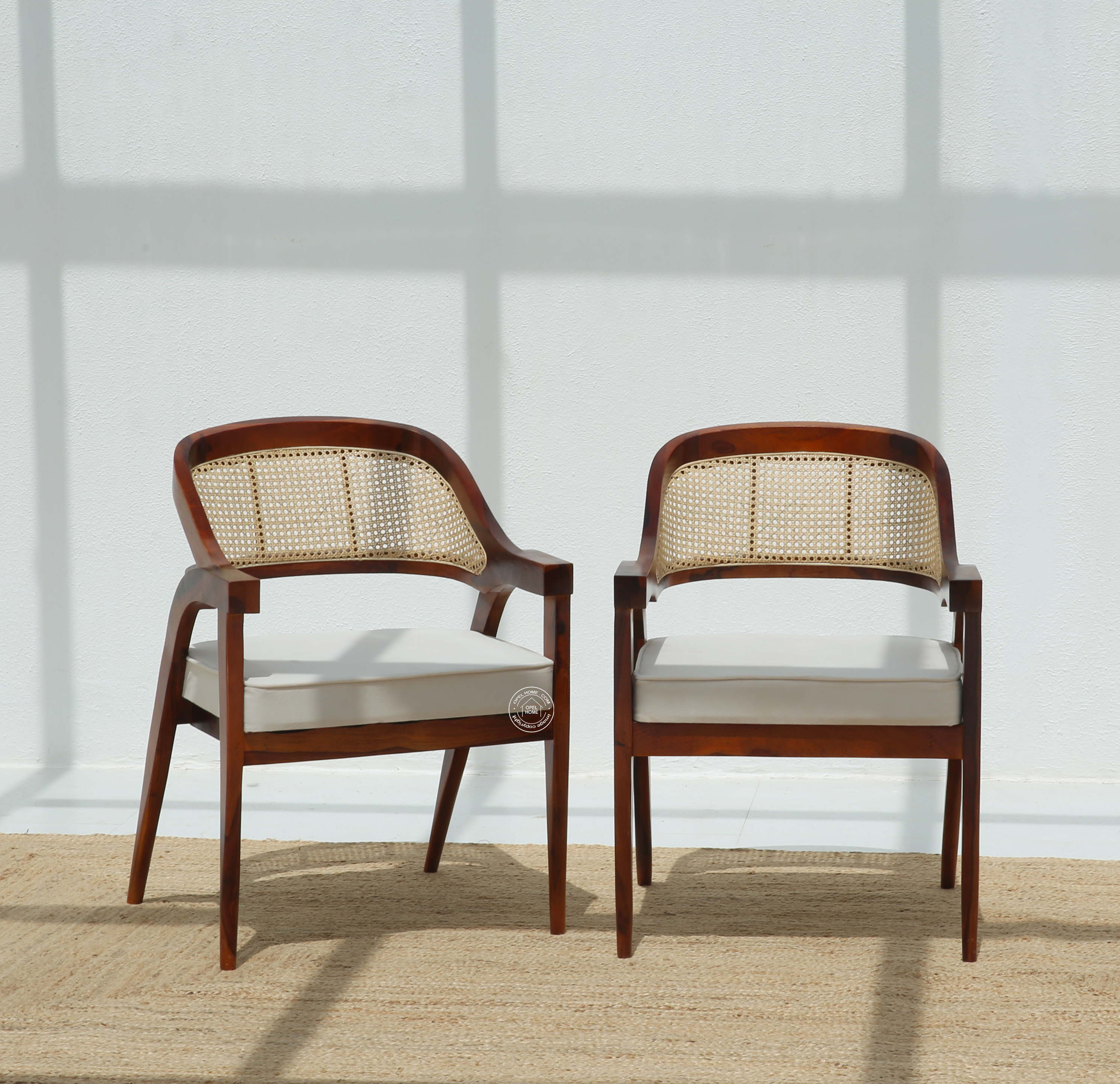 Zeno Wooden Dining Chair – (Only one pcs) | Opelhome UAE