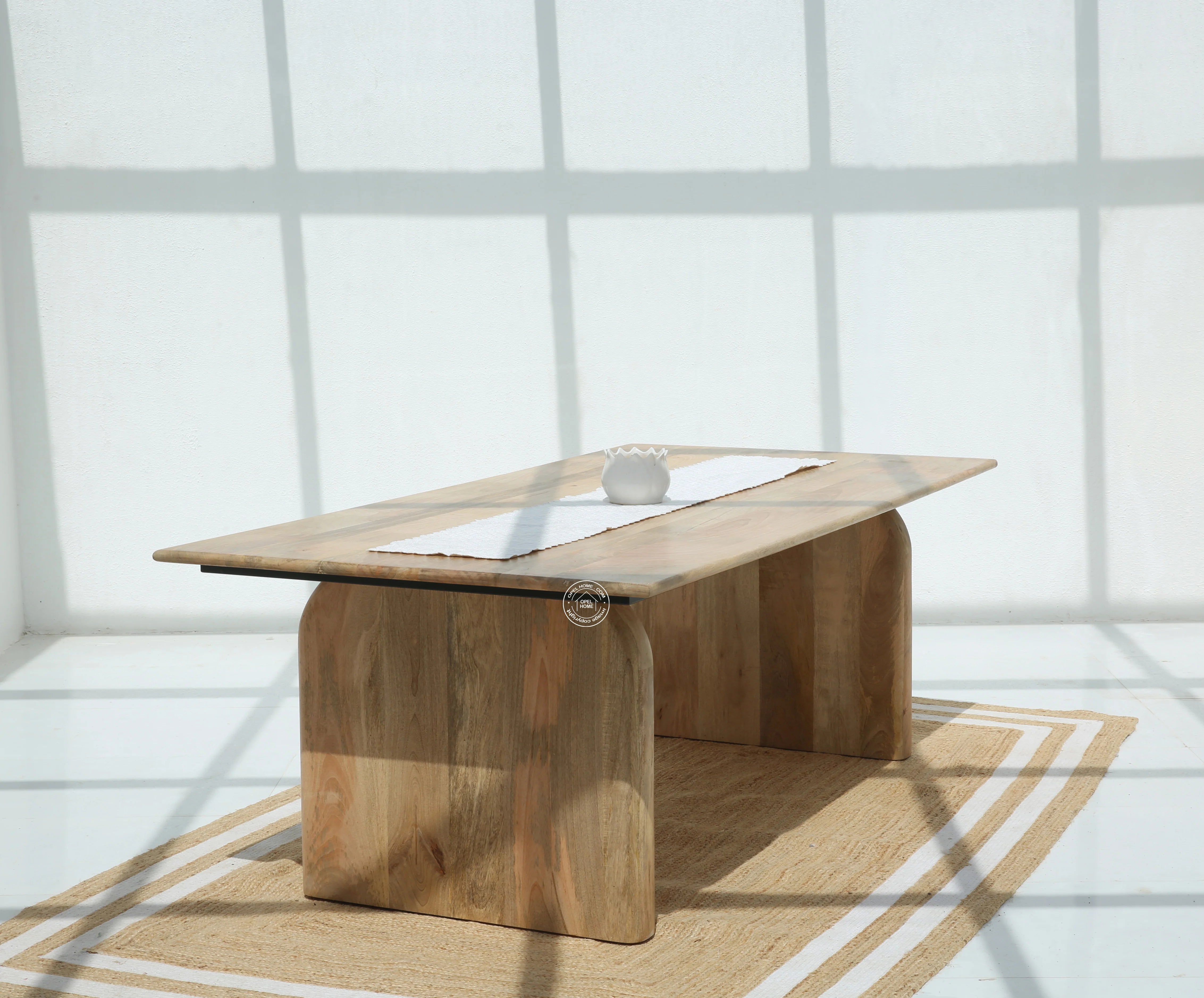 Urban Wooden Dining Table –  Multiple Sizes (Only Table) | Opelhome UAE