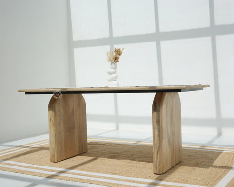 Urban Wooden Dining Table –  Multiple Sizes (Only Table) | Opelhome UAE