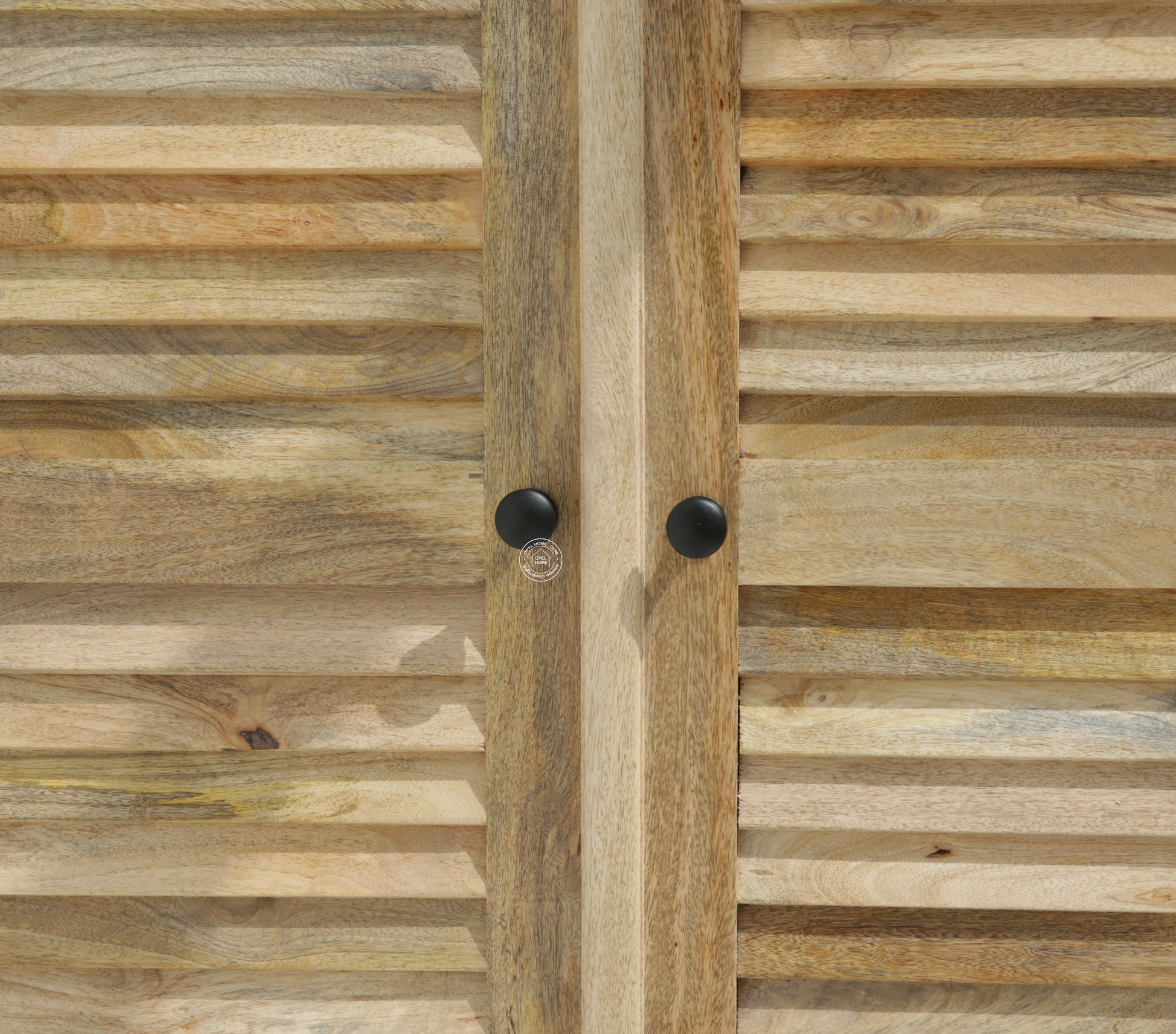 Moiser wooden Closet  and shoe rack - solid mango wood , natural finish | Opelhome UAE