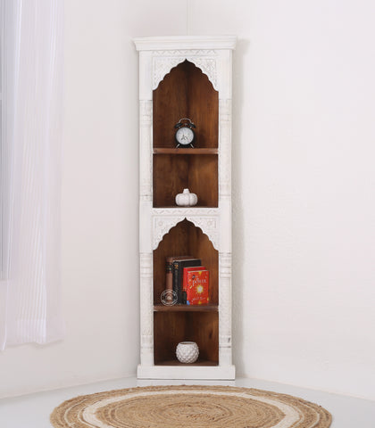 Aspa Shelf Unit – Solid Mango Wood, 180 cm | Opelhome UAE