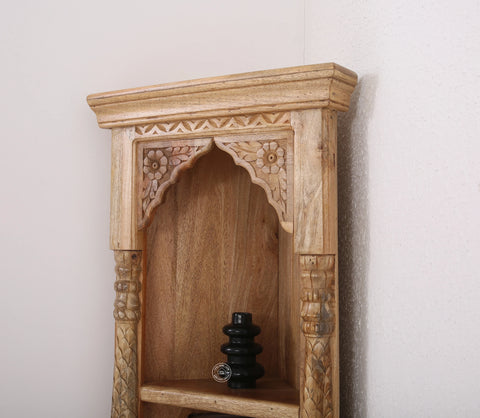 Aspa Shelf Unit – Solid Mango Wood, 180 cm | Opelhome UAE