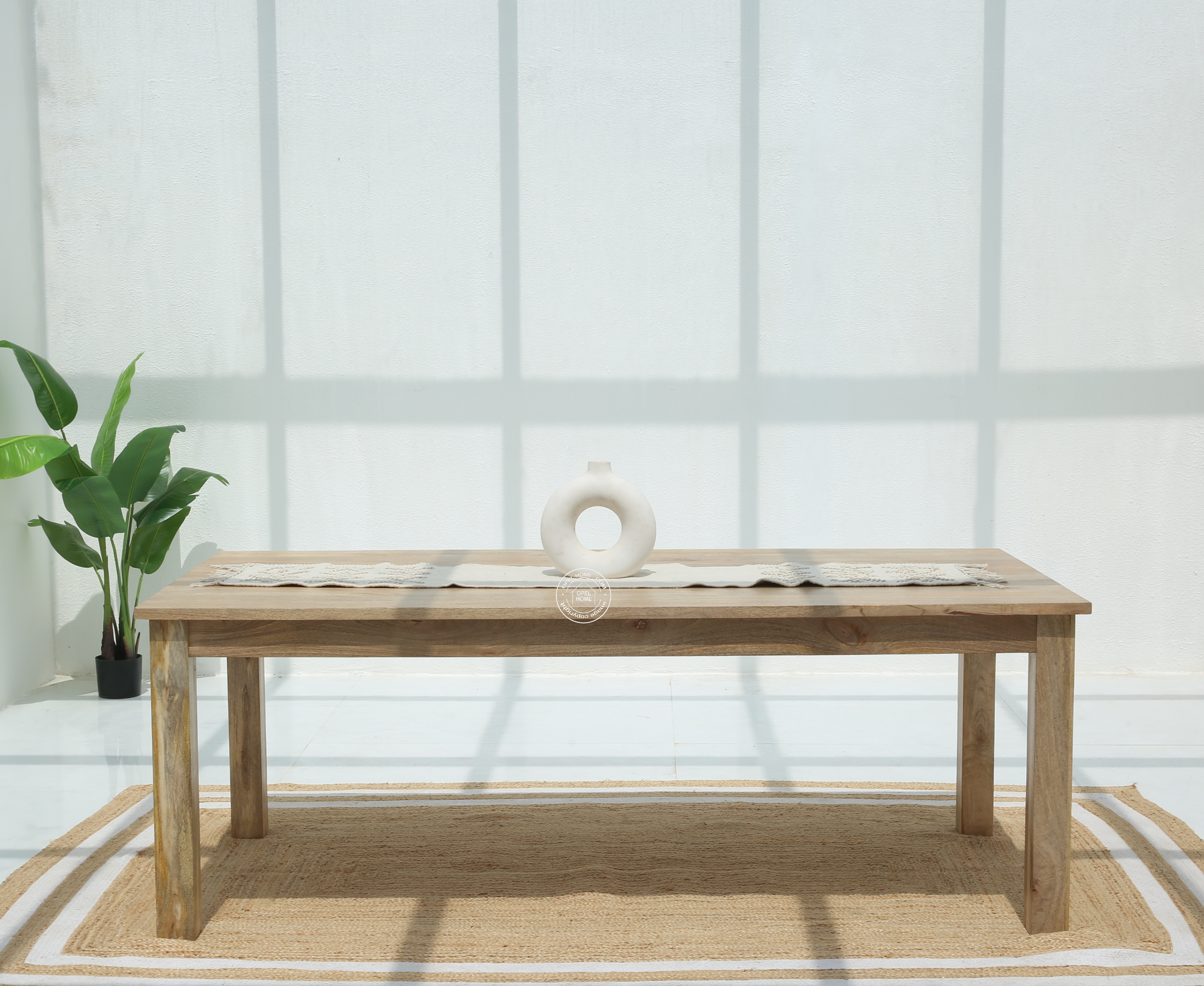 Palette Wooden Dining Table –  Multiple Sizes (Only Table) | Opelhome UAE