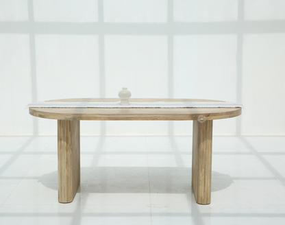 Veya Wooden Dining Table – Only Table, Multiple Sizes, Solid Mango Wood | Opelhome UAE