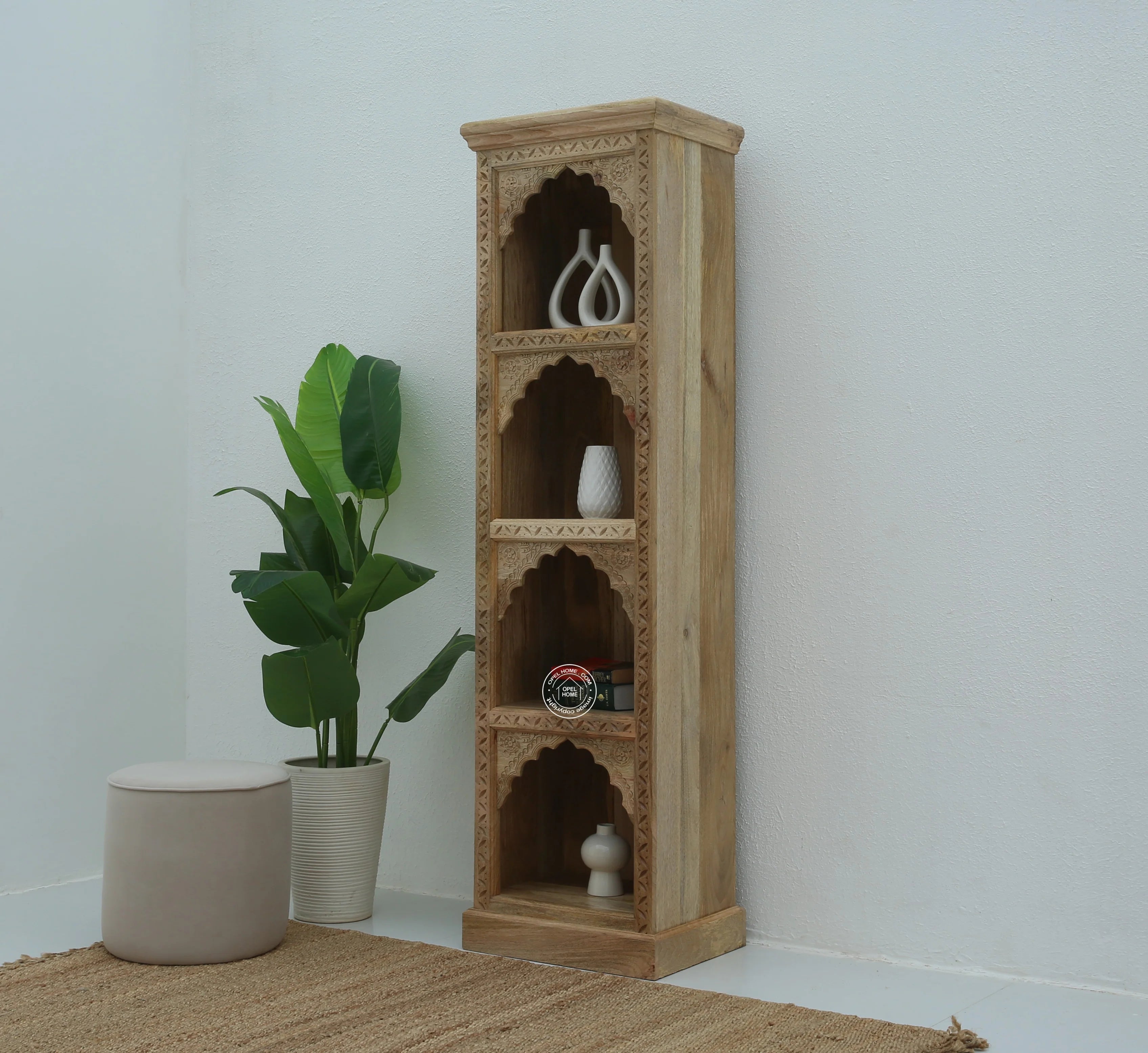 Nuvo wooden Display Shelves Unit