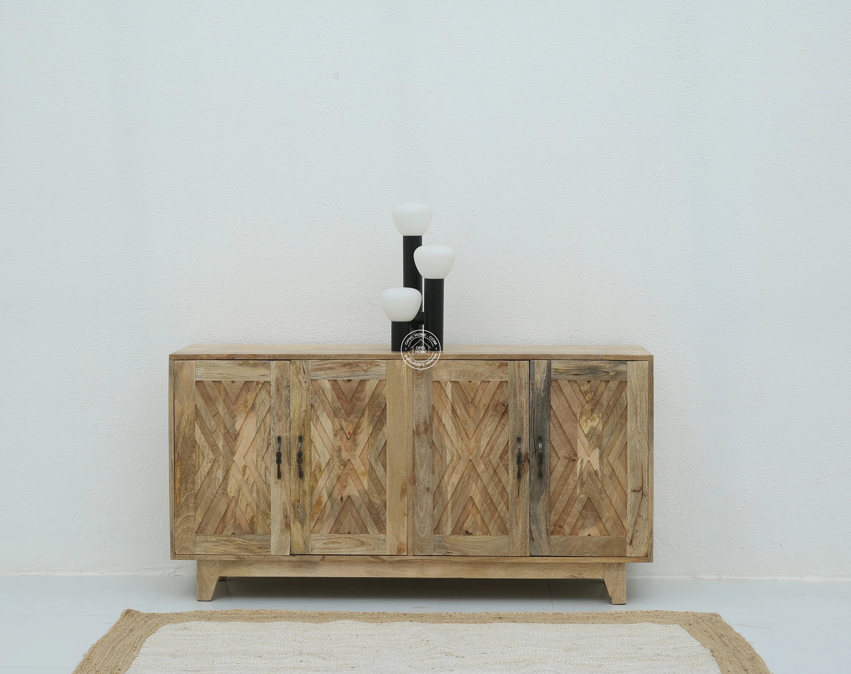 Pearl 4-Doors Wooden Sideboard