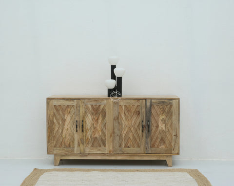 Pearl 4-Doors Wooden Sideboard
