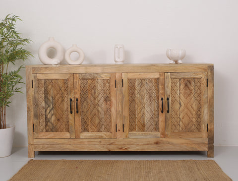 Colton  Wooden 4 door Sideboard