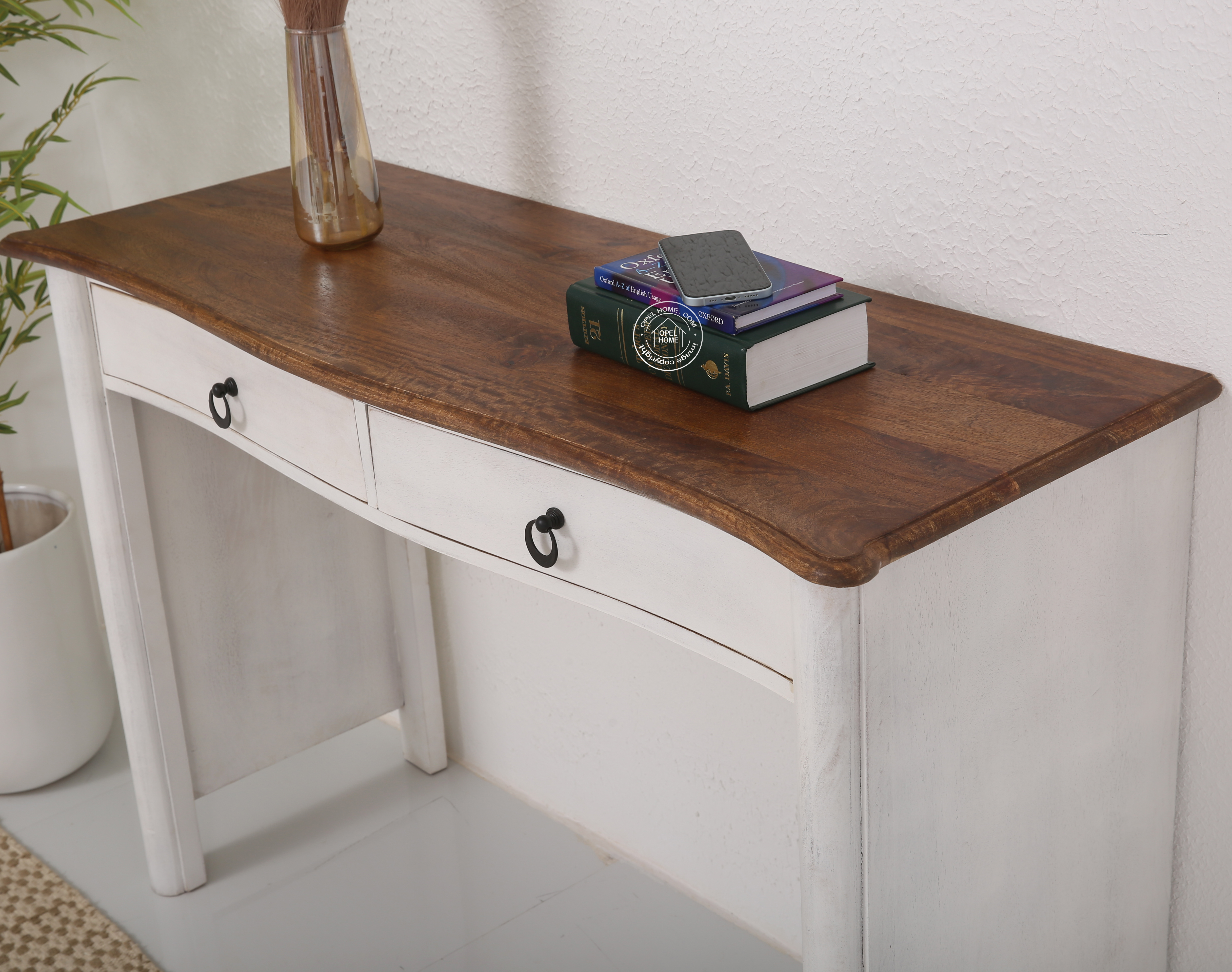 Charlie 2 Drawers Wooden Console