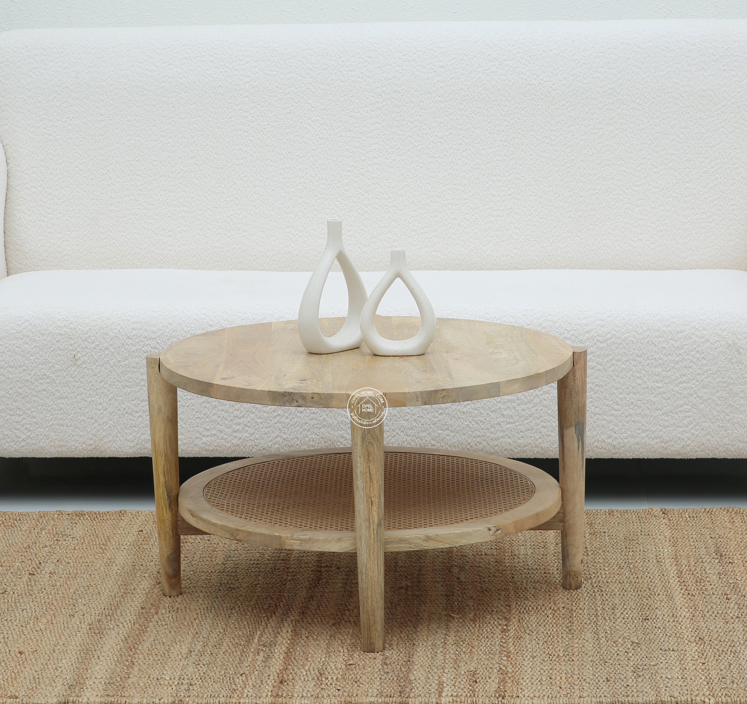Torron Rattan Round Coffee Table