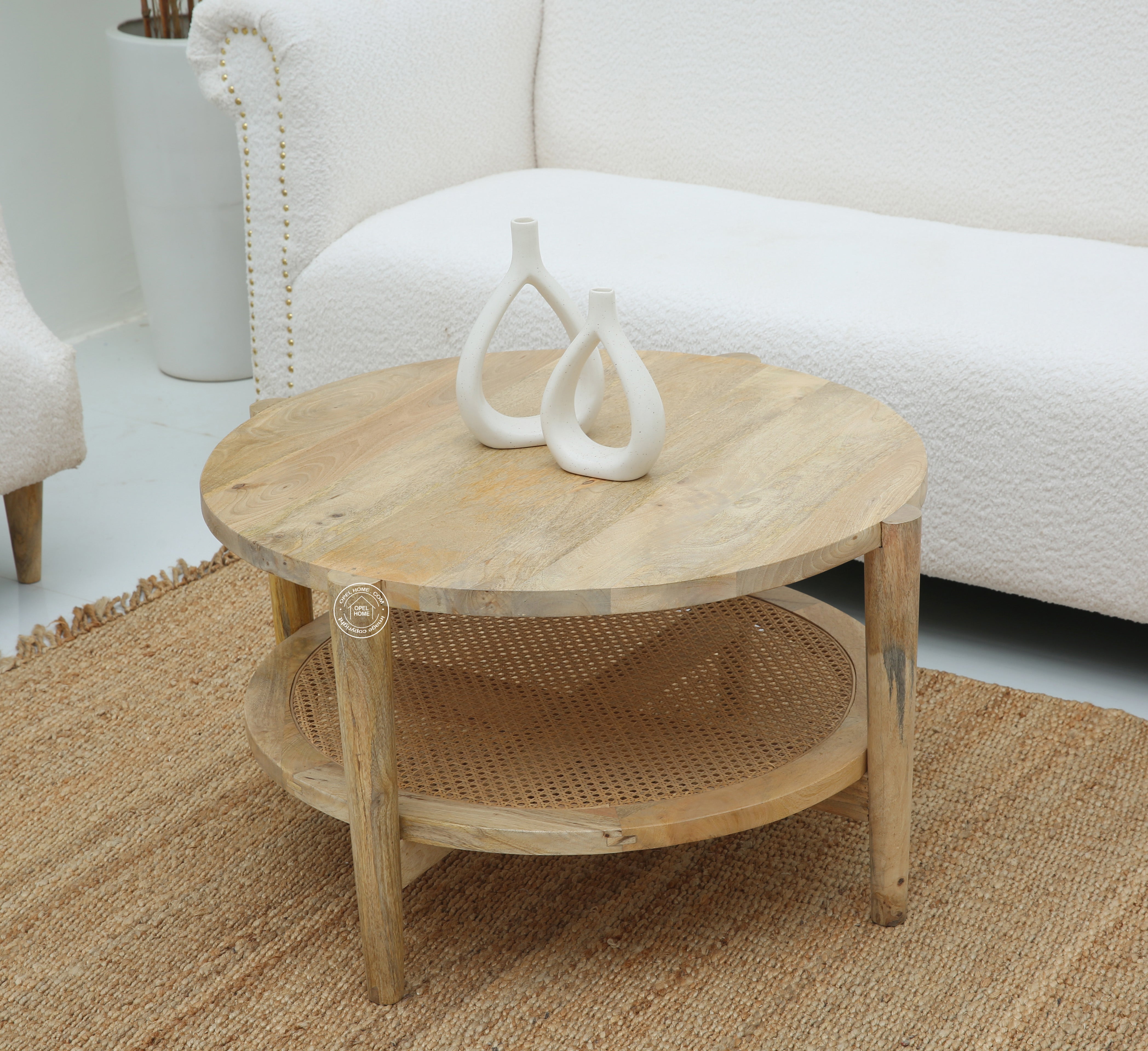 Torron Rattan Round Coffee Table