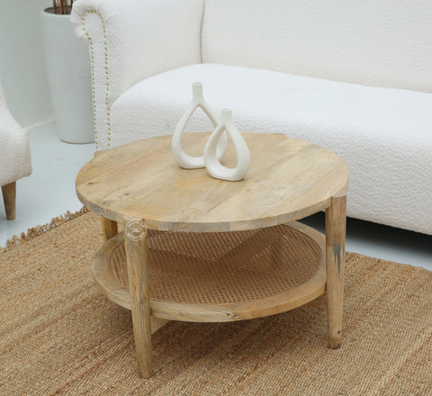 Torron Rattan Round Coffee Table
