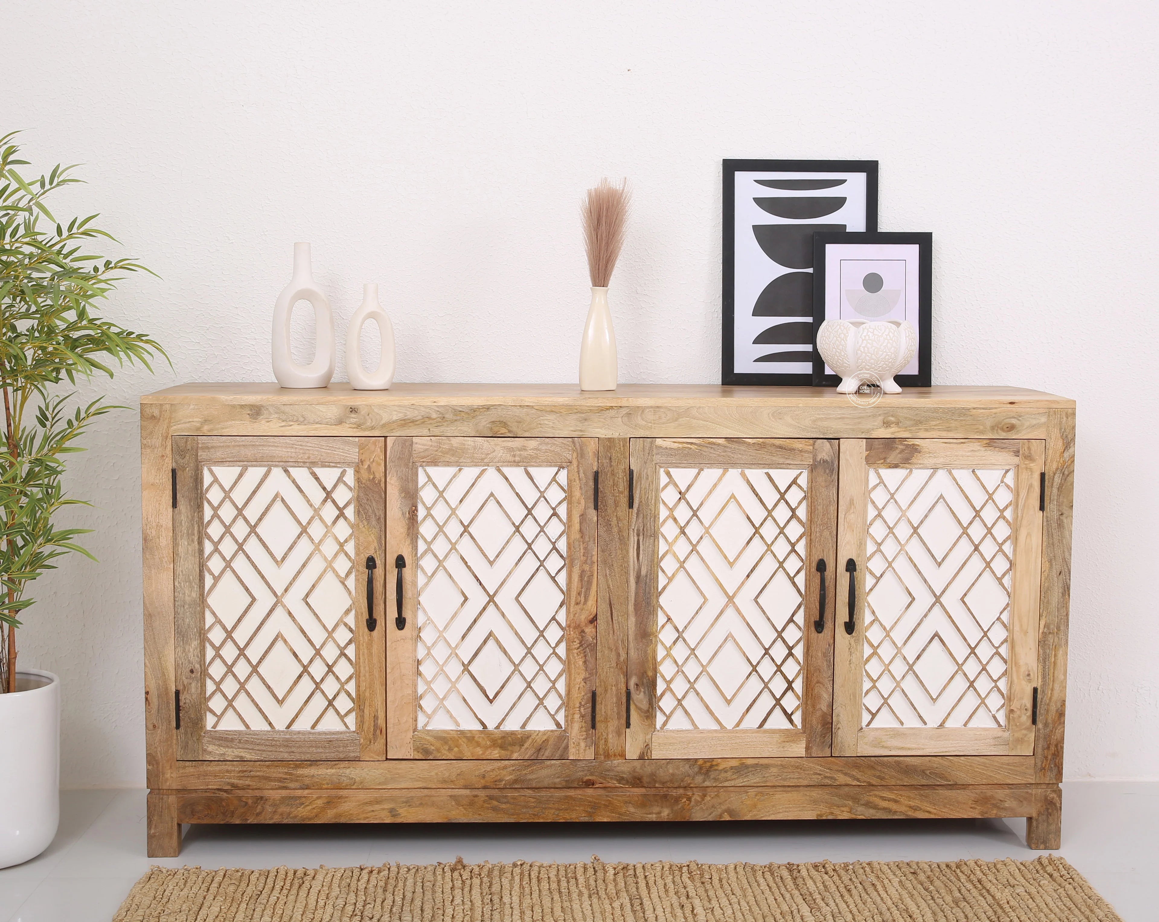 Colton  Wooden 4 door Sideboard