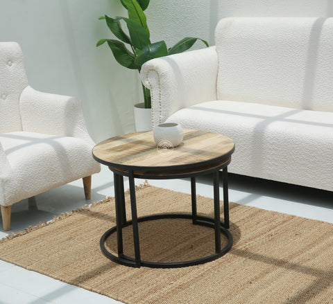 Jacob Nesting Wood Coffee Table