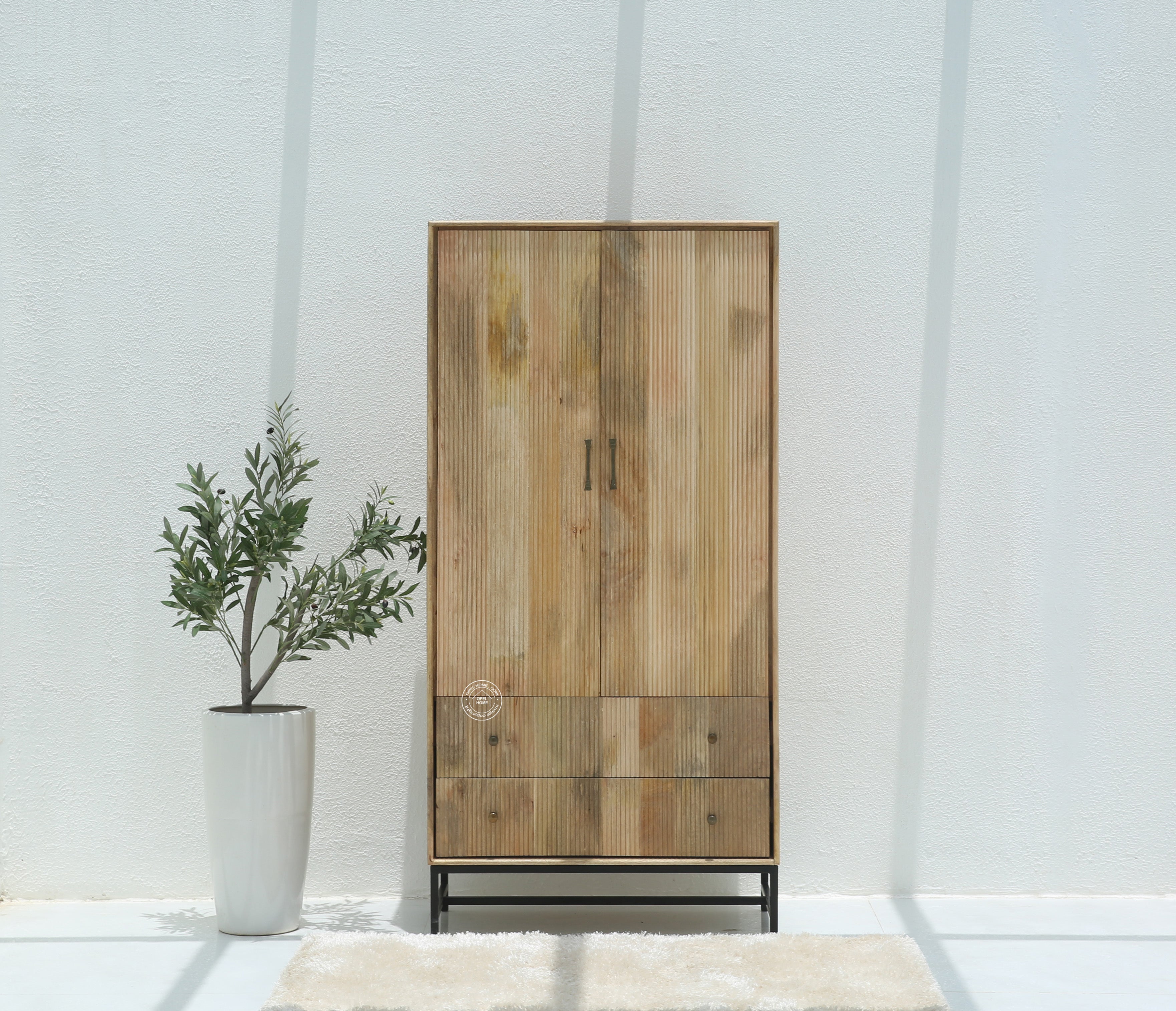 Cashion Wood Slat Closet