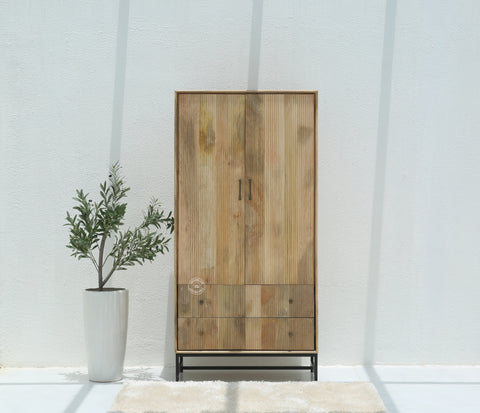 Cashion Wood Slat Closet