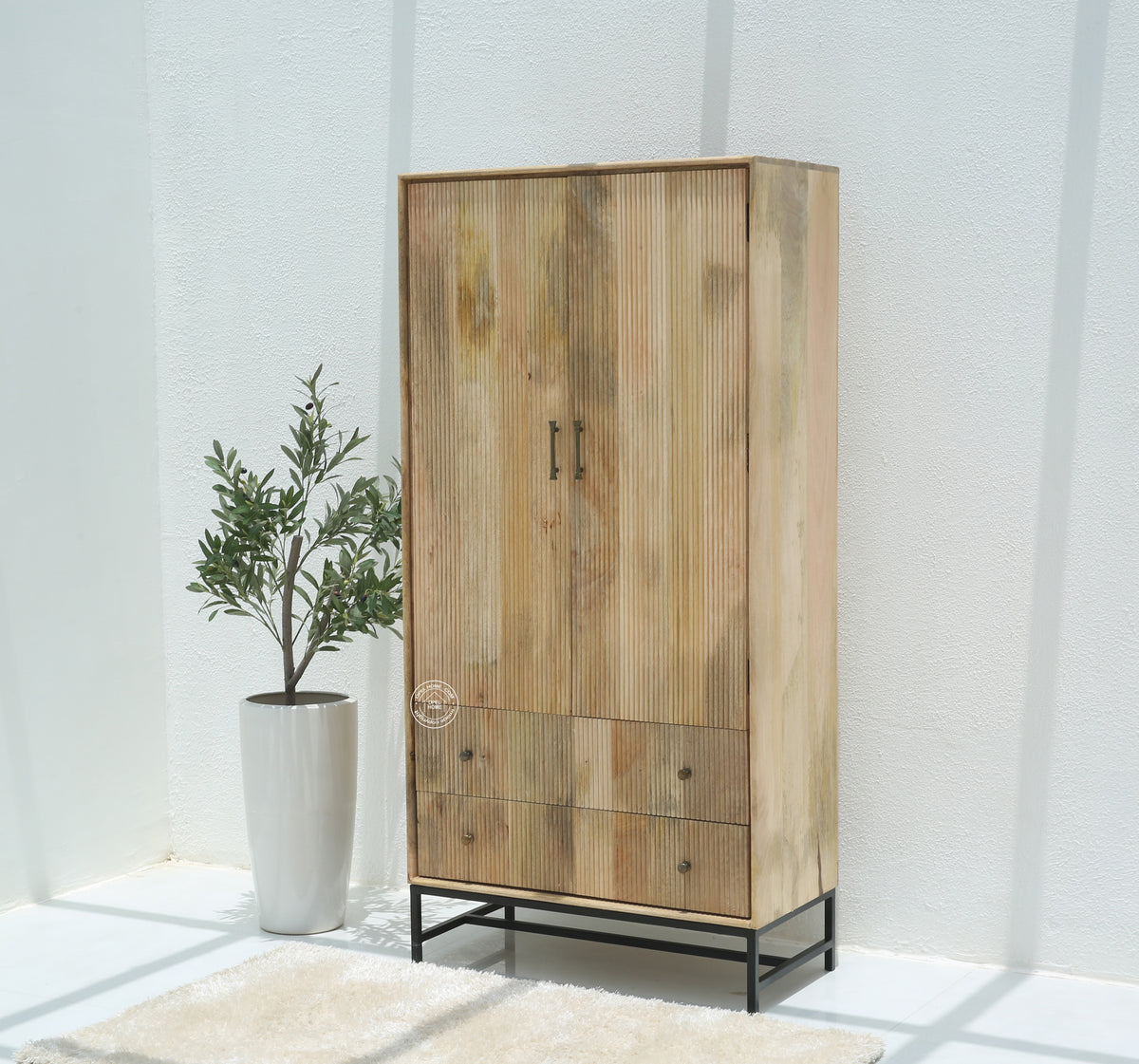 Cashion Wood Slat Closet