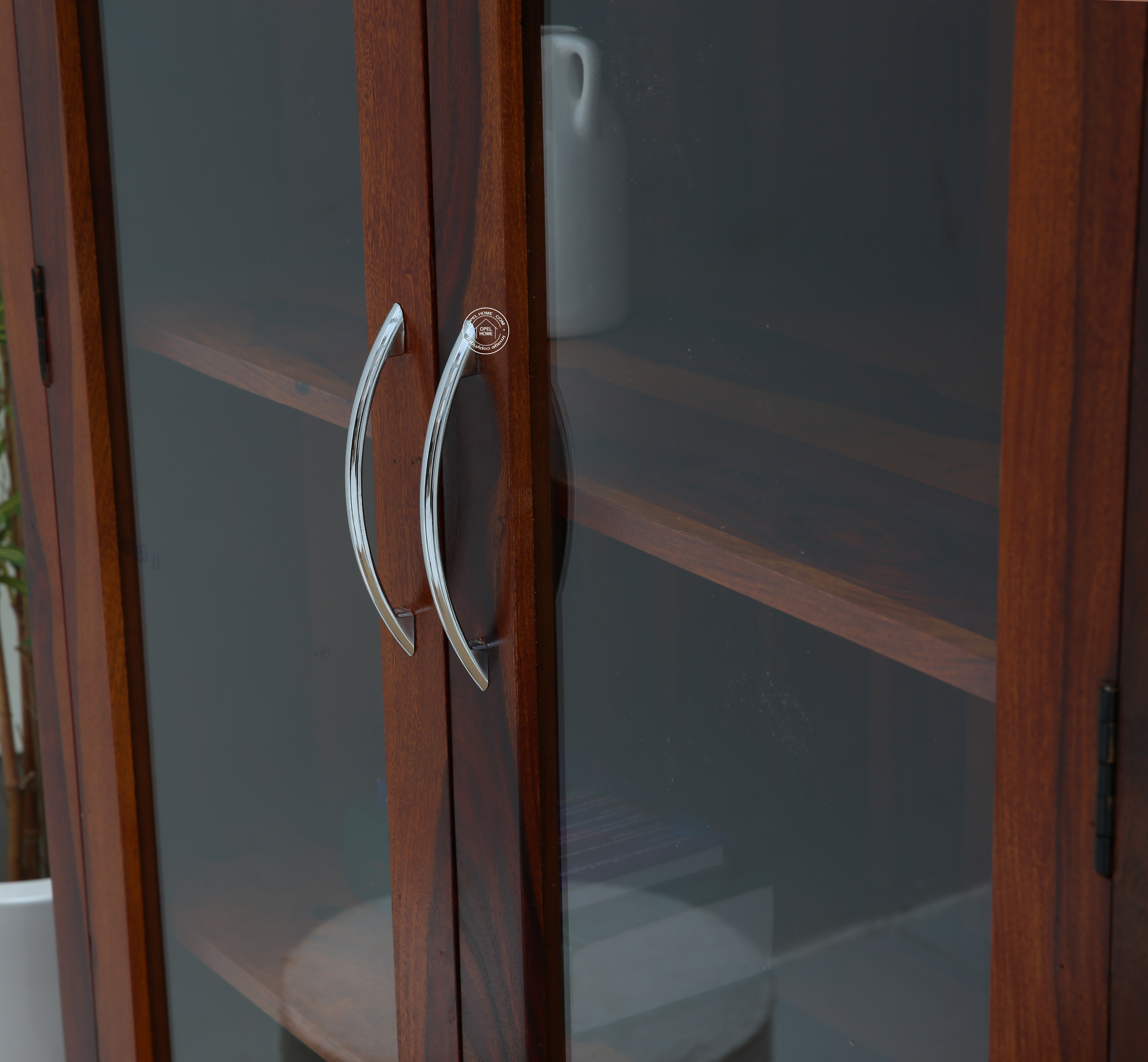 Nestor Wooden Display Shelf (Honey finish)