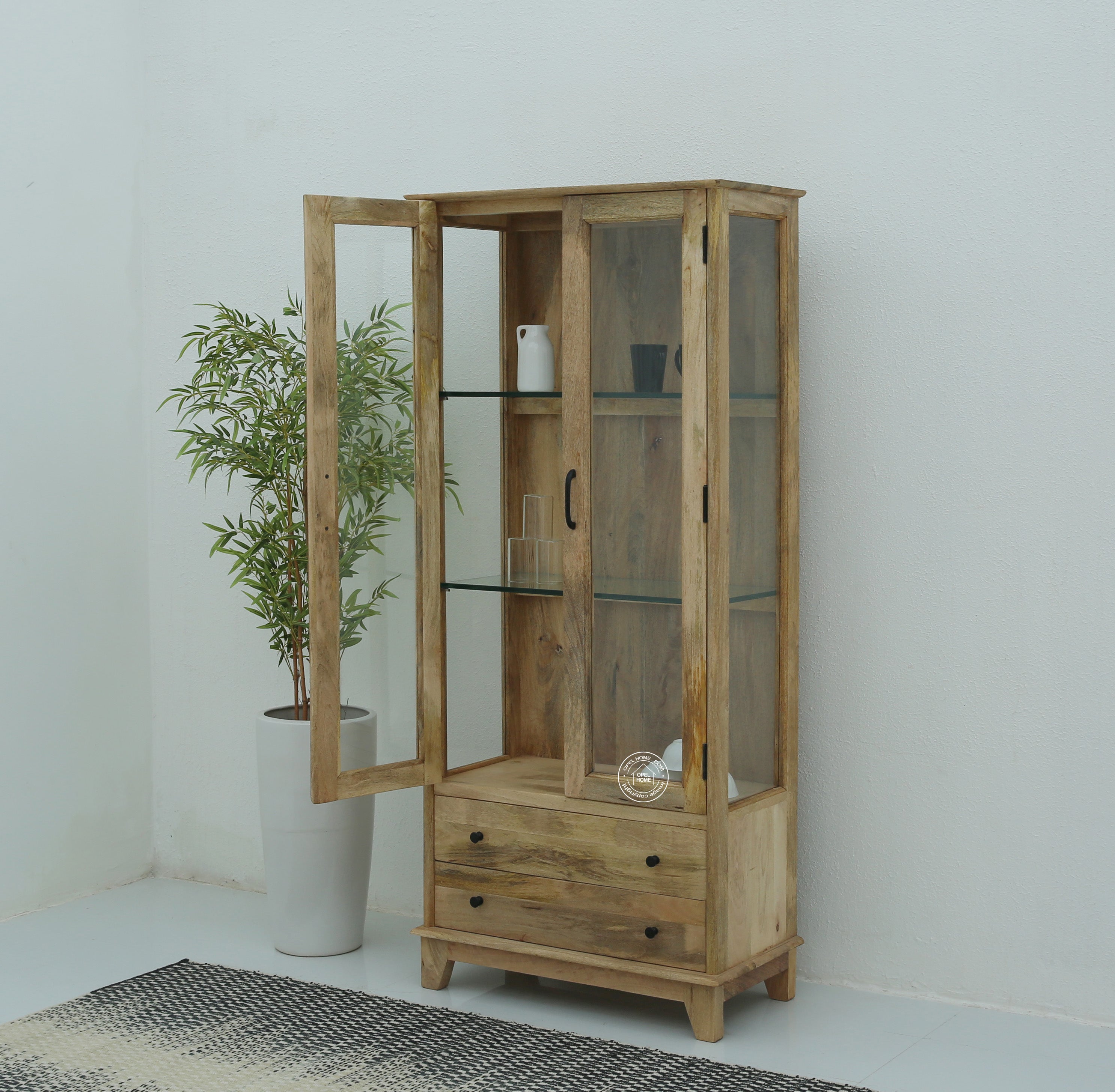 Spady Wooden Display Cabinet