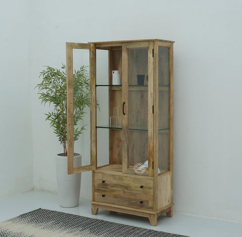 Spady Wooden Display Cabinet