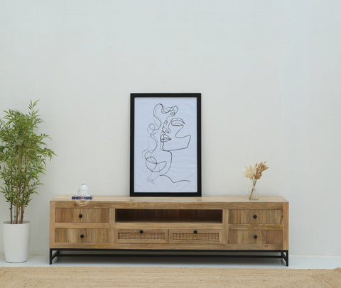 Elvano Wooden TV Unit