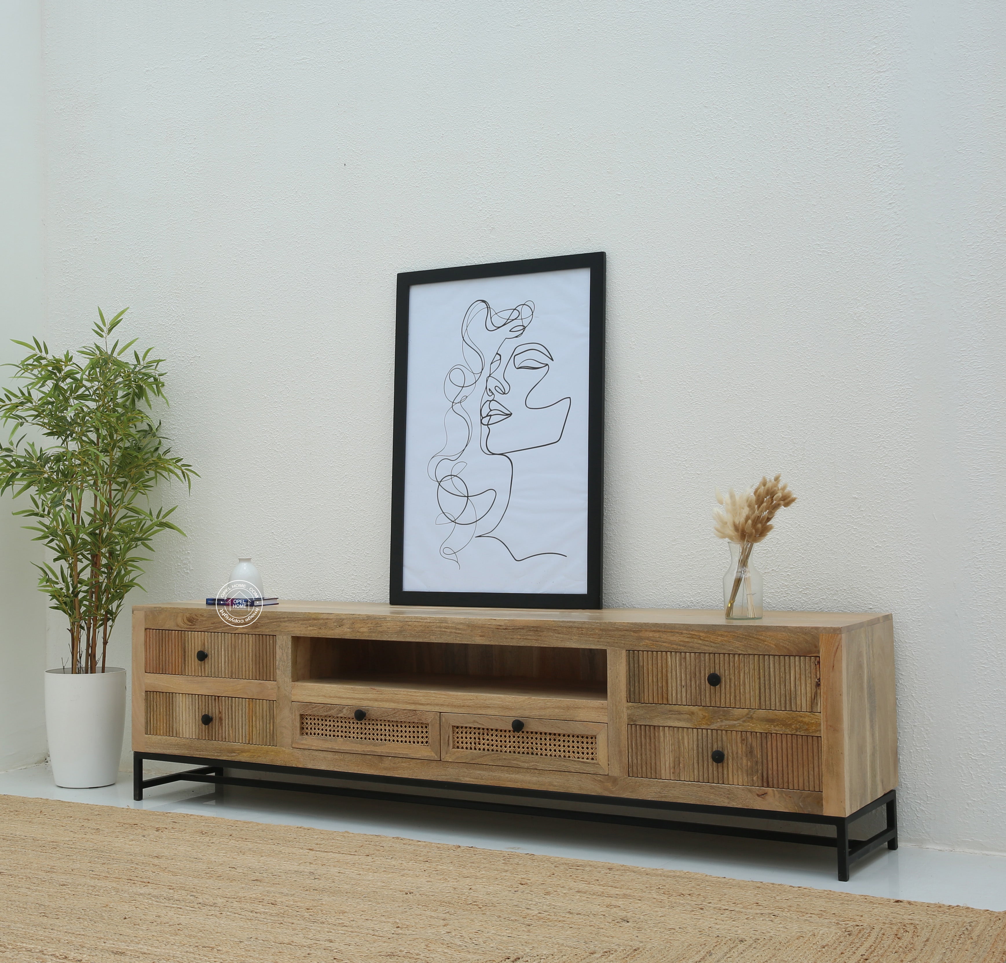 Elvano Wooden TV Unit