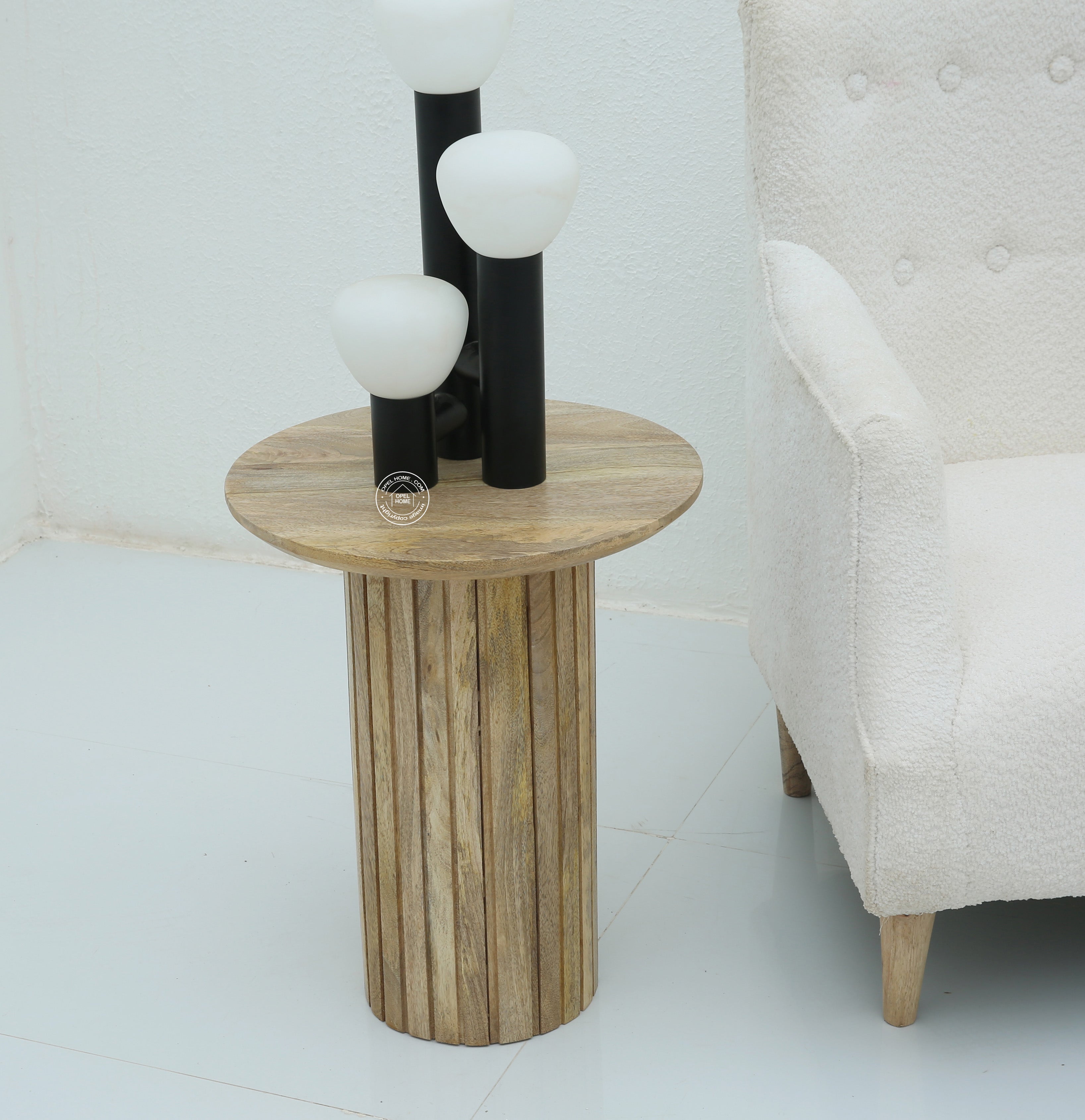Pierro Wooden Side Table